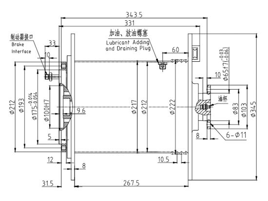 卷?yè)P(yáng)減速機(jī)JQL460