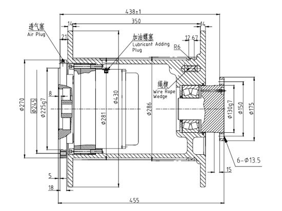 卷揚(yáng)減速機(jī)JQL127A